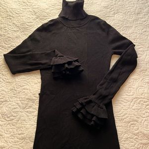 Flattering Long Feminine Sweater Dress